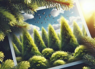 Thuja smaragd als natürlicher Windschutz