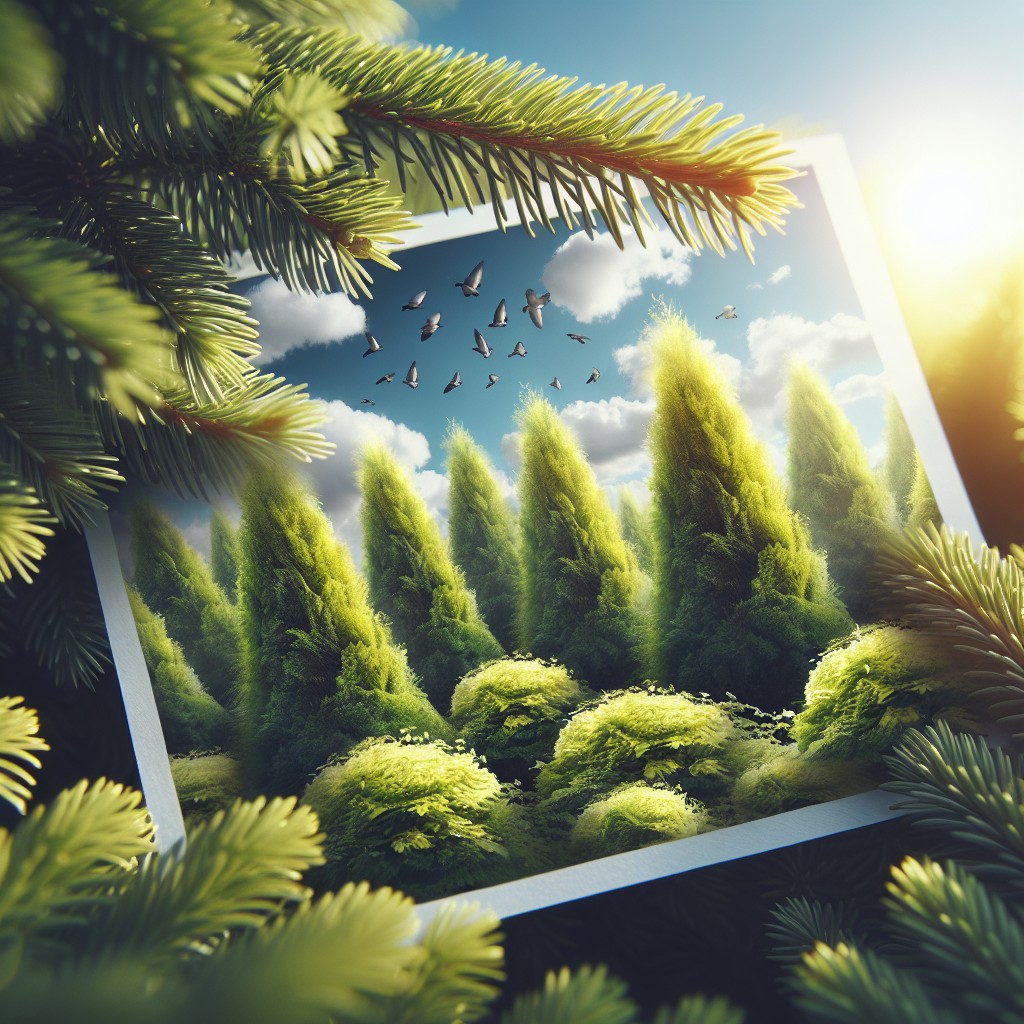 Thuja smaragd als natürlicher Windschutz