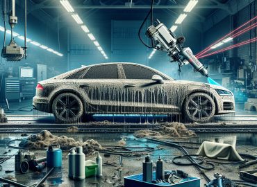 Laser cleaning for removing contaminants from automotive surfaces