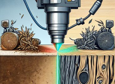 Využití laserového čištění dřeva v oblasti designu