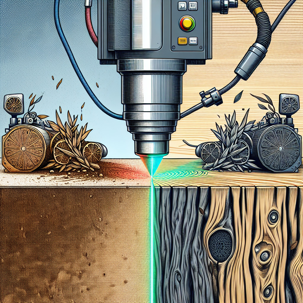 Využití laserového čištění dřeva v oblasti designu